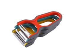 Juego De Pelador Multifuncional De Tres Piezas De Acero Inoxidable, Cortador De Frutas Y Verduras.