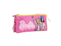Estuche triple para lápices Barbie Friends 81643