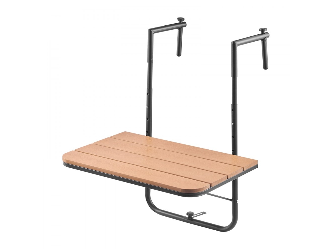Mesa de Balcón Plegable con Tablero a Medida y Soporte de Acero Inoxidable Tekmaquinas