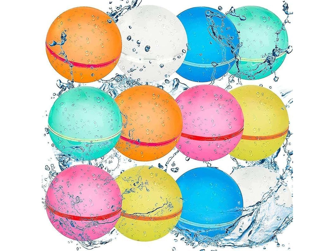 2026 12 Globos de agua reutilizables de silicona suave y biodegradables para niños y adultos, regalo de verano