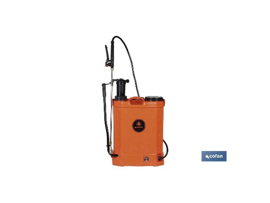 Pulverizador de espalda 16 lts dual- electrico/manual