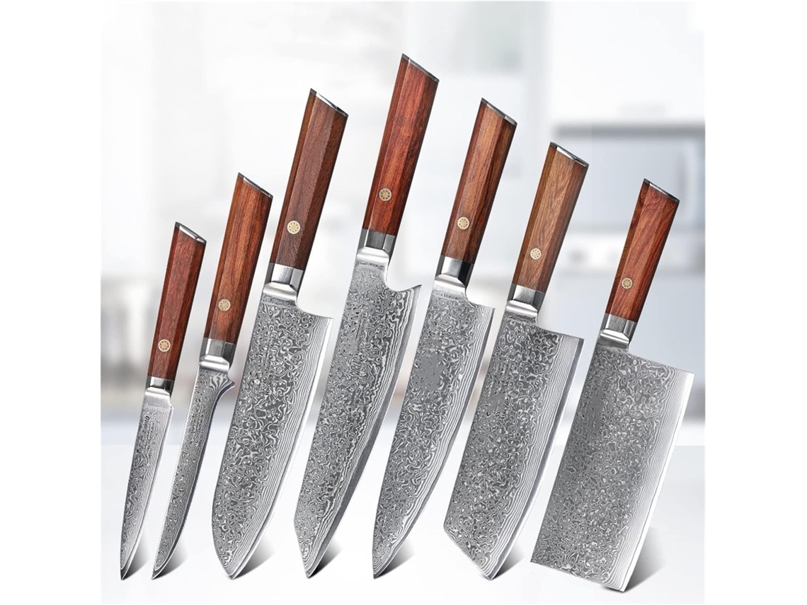 Cuchillo De Acero Inoxidable Alta Calidad Con Filo Superiorbrlos Bordes Curvos Son Limpios, Más Duraderos Y