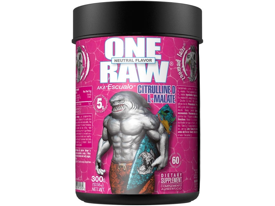 Suplemento Alimentar ZOOMAD LABS Raw One L Citrulline Malate (300 Gr)