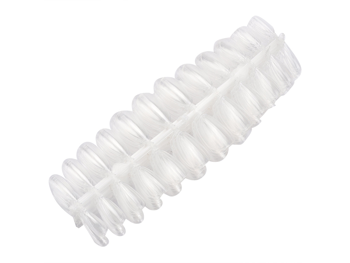504 Uñas Falsas Tipo Tips De Cobertura Completa Super Delgadas Herramienta Diy Para Uñas Transparentes