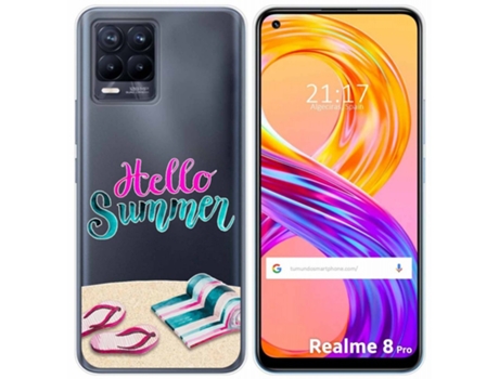 Carcasa Realme 8 4G / 8 Pro TUMUNDOSMARTPHONE Dibujos Transparente Multicolor