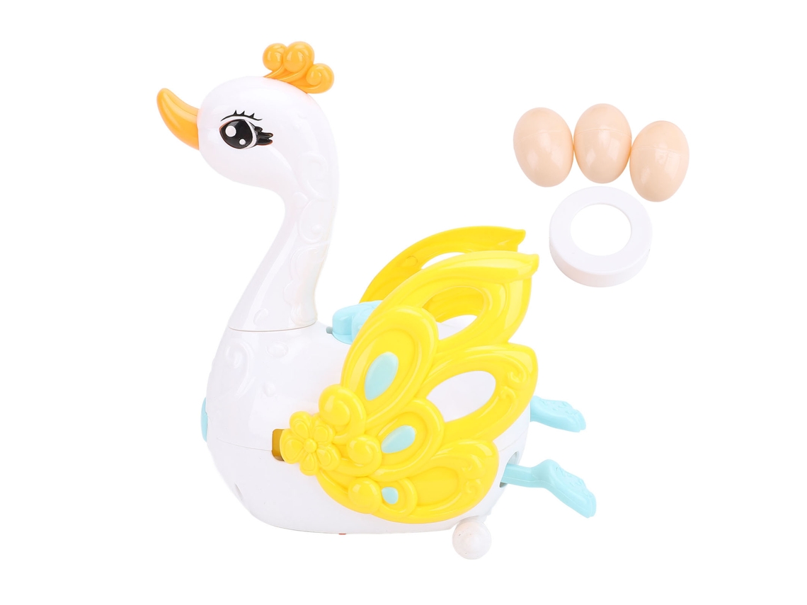 Cisne Eléctrico De Juguete Con Luz Y Puesta De Huevos, Juguete Educativo Para Niños Con Ritmo Universal.