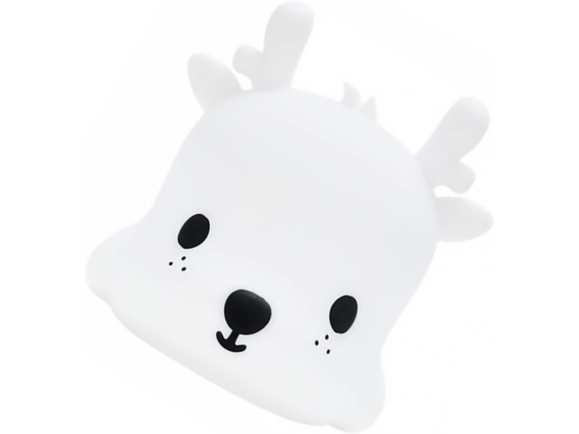 Lámpara De Mesilla De Noche Usb Suave Para Dormitorio, Blanca