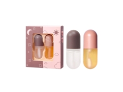 2 cremas voluminizadoras de labios para unos labios más llenos e hidratados con colágeno y vitamina E.
