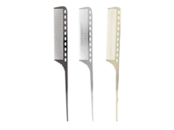 Vlrla-3unidades/conjunto Space Aluminum Cabelodressing Styling Tail Comb