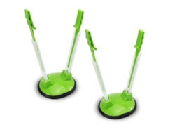Soporte Para Bolsas Plásticas Linjou, Soporte Ajustable Para Bolsas Congeladas, Manos Libres (2 Piezas)