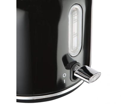 Bourgini Deluxe Hervidor eléctrico 1,7 L 2200 W Negro