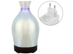 Difusor ultrasónico de aromaterapia, humidificador de 100 ml, luz LED nocturna, enchufe europeo, Aiailikill