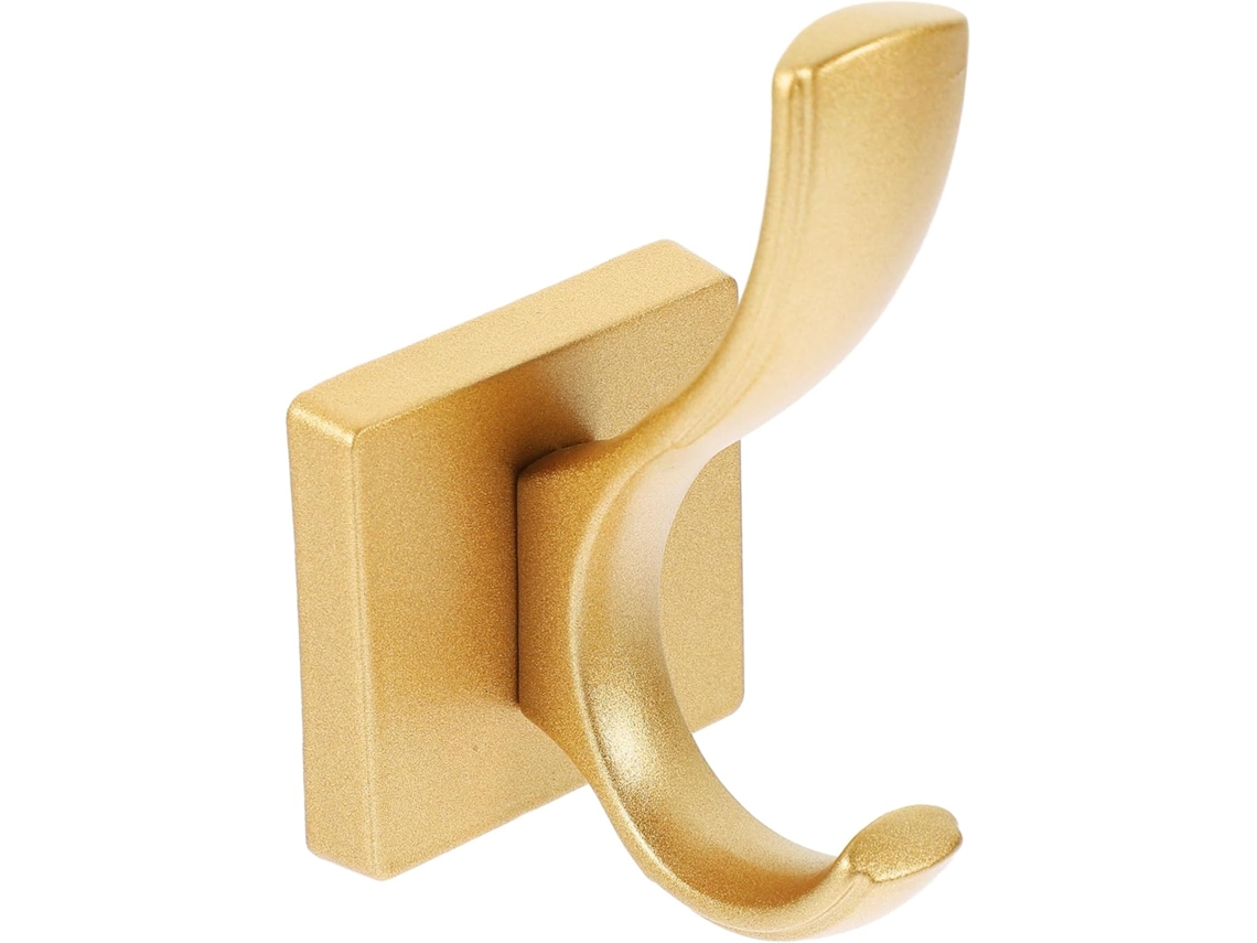 Gancho De Pared Sencillo Metal Dorado Para Abrigos, Toallas Y Vestidos - Resist Baño, Cocina Dormitorio. Uso
