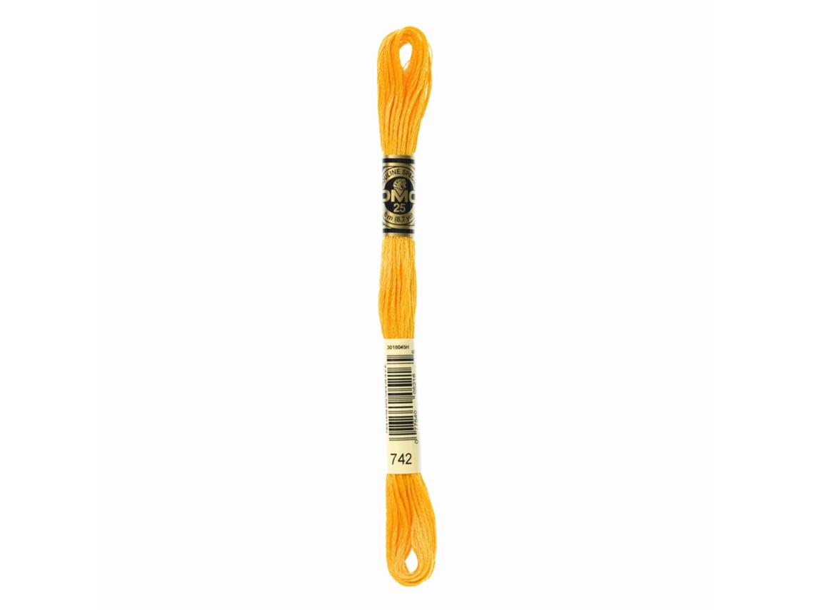 Hilo de Bordar DMC Mouline 117Mc Amarelo Escuro 742