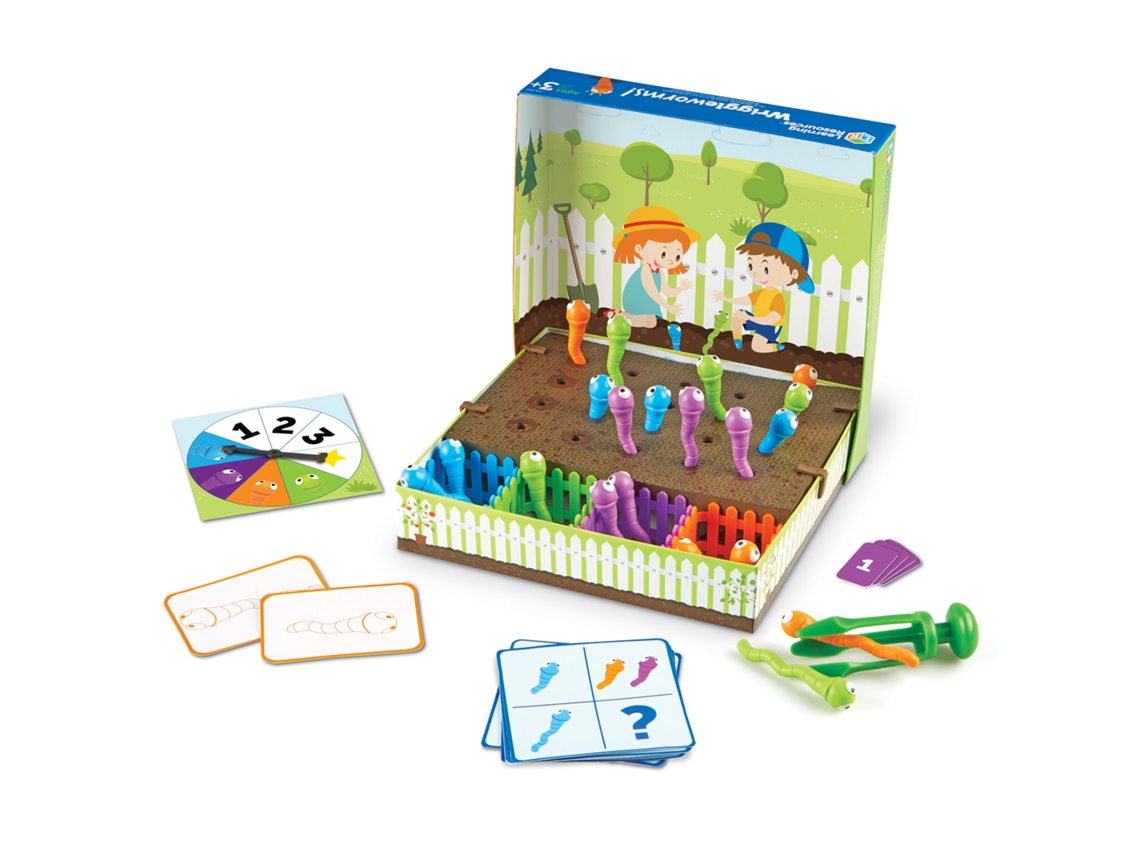 Juego educativo para desarrollar la motricidad fina: Gusanos en movimiento de Learning Resources