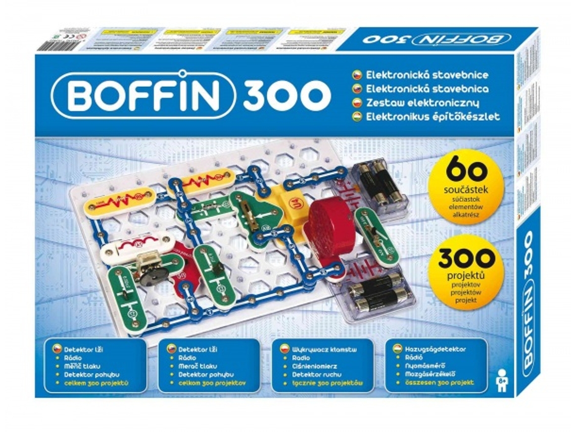 Kit de electrónica BOFFIN 300 (8 anos)