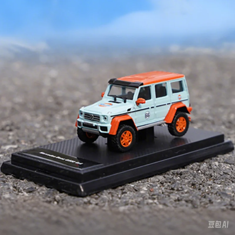 (azul) Modelo De Coche De Aleación A Escala 1:64 Y Modelo De Coche De Juguete.