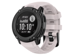 Bracelete Para Garmin Instinct 2x - Silicone Cor Sólida - Conector De Plástico - Liberação Rápida Starlight