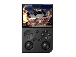 Consola de juegos portátil Anbernic RG35XX Pro negra de 64 g con sistema Linux, más de 4000 juegos integrados y pantalla IPS de 3,5 pulgadas.