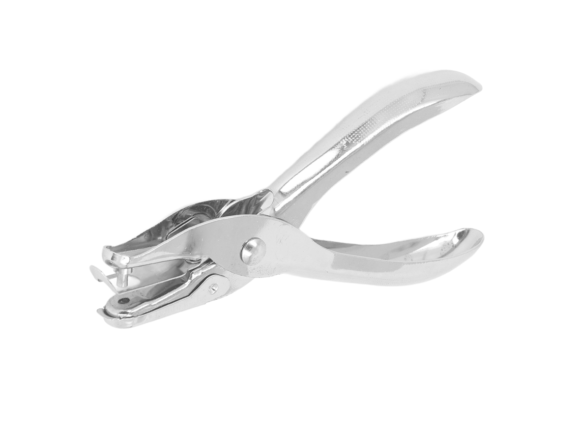Perforadora De Agujero Único Portátil Pinzas Perforadoras Herramienta De Perforación 3mm Capacidad 8 Hojas