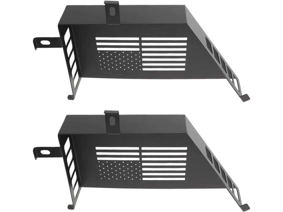 Organizador Para Puerta De Coche, 2 Piezas, Bolsillo Lateral, Acero Inoxidable Negro.