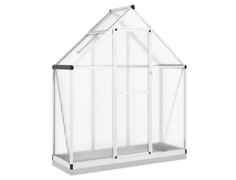 Invernadero VIDAXL Plateado Aluminio (169x58x202 cm)