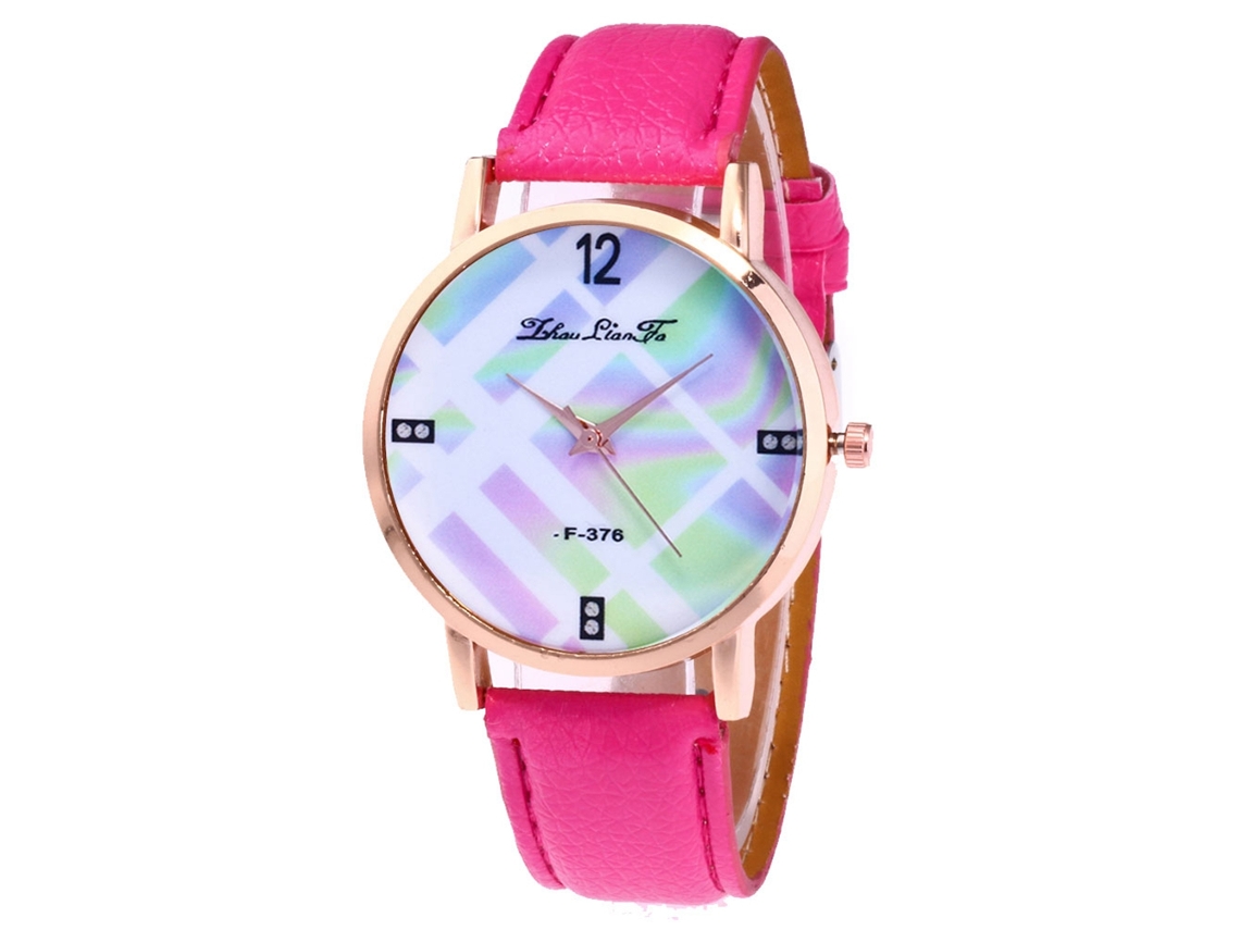 Reloj De Pulsera Deportivo Para Parejas Zhoulianfa, De Cuero Sintético, Aleación Y Cuarzo (negro)