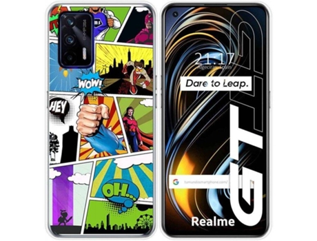 Carcasa Realme GT 5G TUMUNDOSMARTPHONE Comic Multicolor