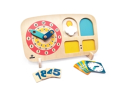 Reloj educativo de madera Svoora para niños a partir de 4 años.