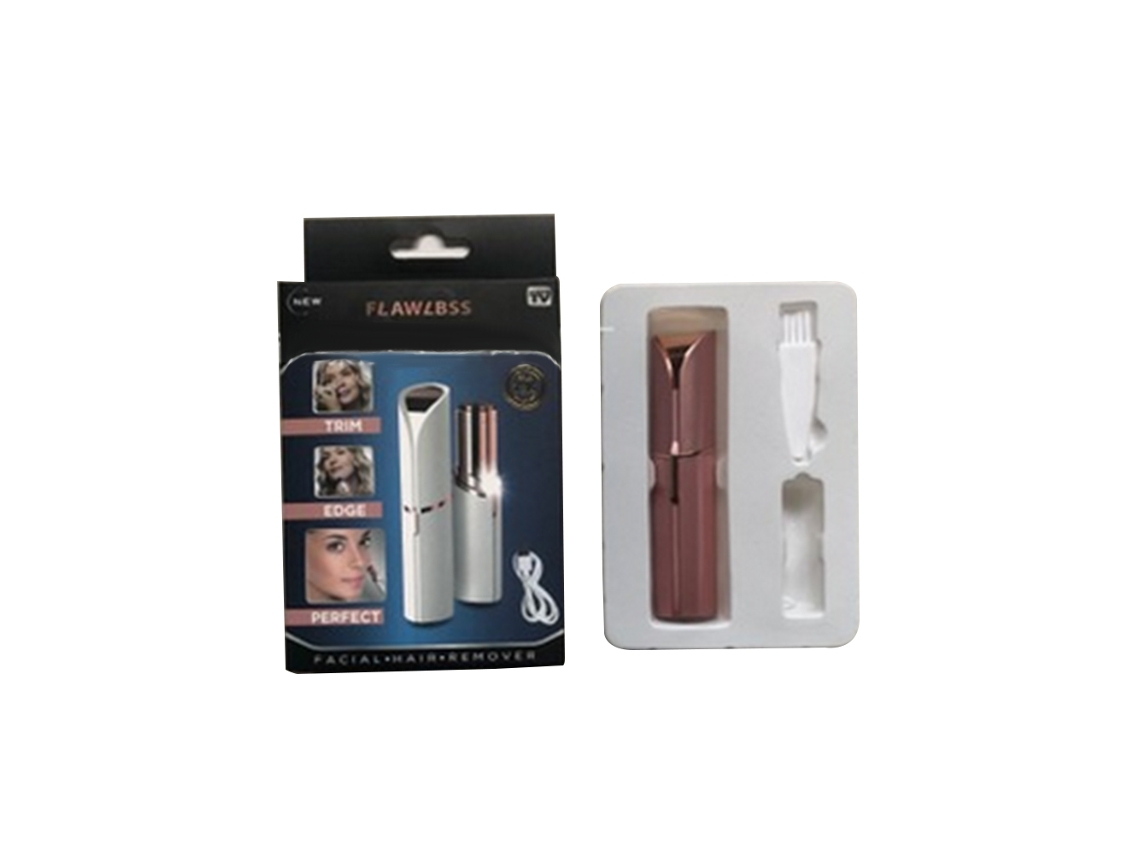 Depiladora Eléctrica Mini En Forma De Lápiz Labial Para Rostro Cuerpo Axilas 03