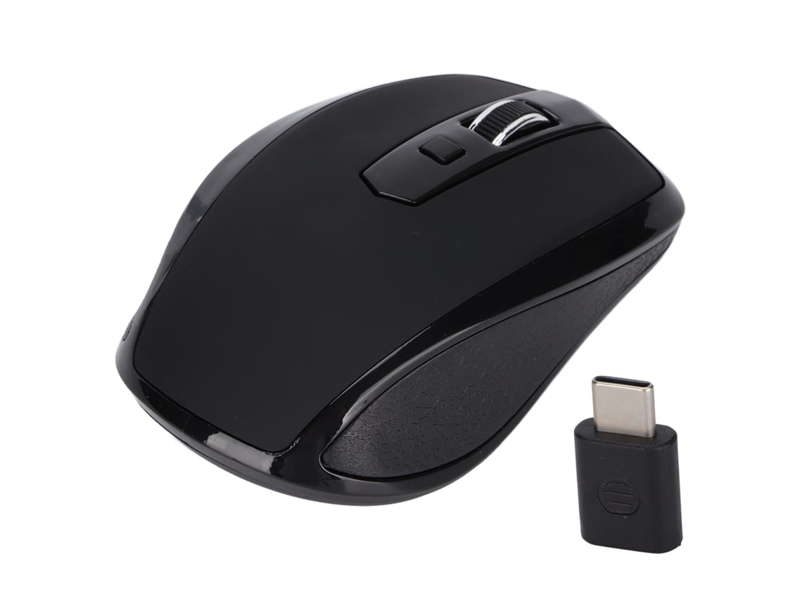 Ratón Inalámbrico De 2,4 Ghz Con Dpi Ajustable De 800 A 1600, Conexión Usb-c Y Diseño Ergonómico Para Os X Y Windows.