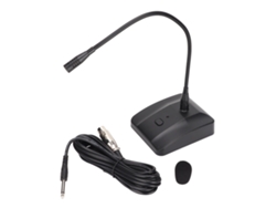 Microfone Gooseneck Ajustável 360° Com Cancelamento De Ruído Fio Xlr Para 6.35mm Aula Reunião