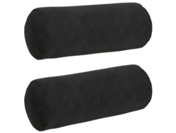 Cojines de soporte, 2 unidades, color negro, Ø 15 x 40 cm, HARLANV1