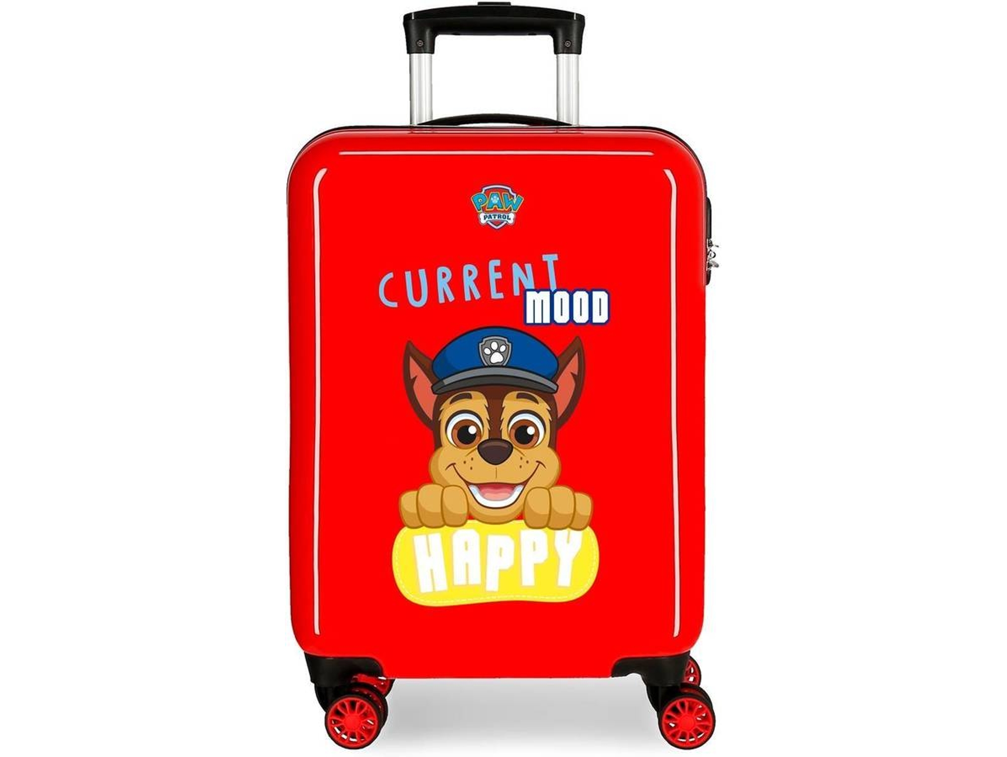 Maleta De Cabina La Patrulla Canina Playful Rojo (55x38x20cm - 34l)
