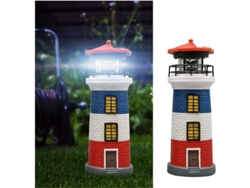 Faro Decorativo Giratorio Solar Led Para Jardín.