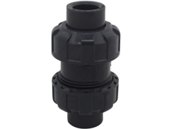 Válvula de retención de bola de PVC de 32 mm de diámetro interior para piscinas sin retorno.