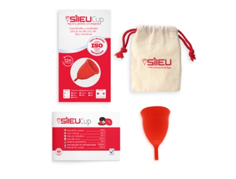 Copa Menstrual SILEU Tulip (Talla: L - Rojo)