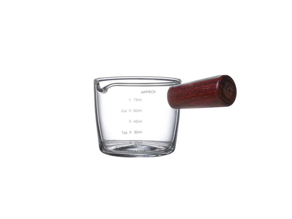 Vaso Medidor De Vidrio Con Asa Y Escala Clara Para Cocinar, Preparar Pasteles Y Medir La Leche.