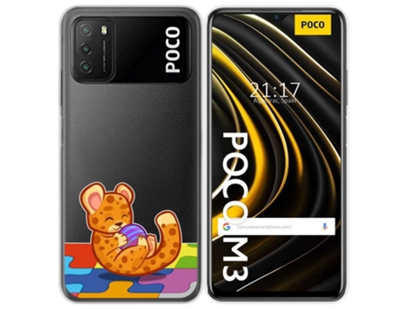 Carcasa Xiaomi Redmi 9T TUMUNDOSMARTPHONE Dibujos Transparente Multicolor