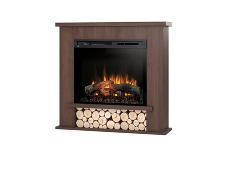 Chimenea LED eléctrica de pie TULA Roble 28' 106 x 100 x 28 OUTINFIRE