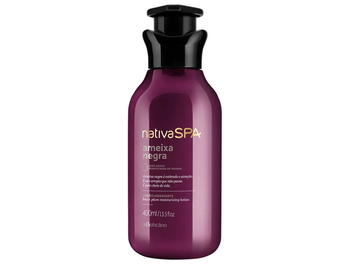 Loción Hidratante O BOTICÁRIO Nativa SPA Ciruela Negra (400 ml)