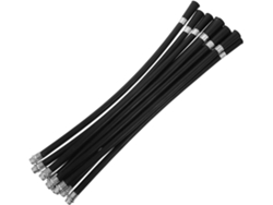 10 Mangueras De Plástico Para Extintor, Juego De Piezas Flexibles, Boquilla Compacta