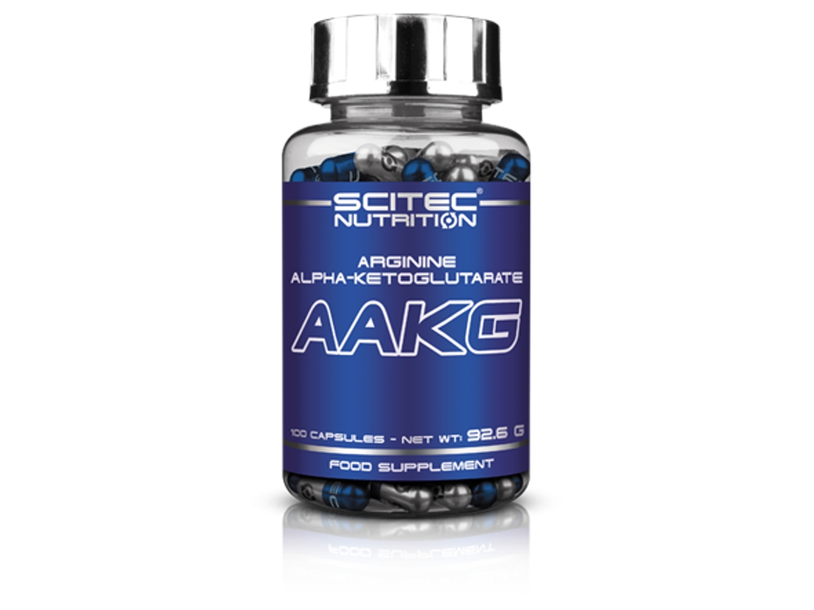 Complemento Alimentar SCITEC NUTRITION Aakg Arginina-Alfa-Ketoglutarato (100 Cápsulas)