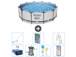 Bestway Piscina Bestway Steel Pro Max Redonda - 366x100 Cm - 8-peças S368