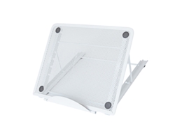 Soporte Ajustable Para Tablet Y Portátil Con Disipación De Calor Eficaz Para El Hogar Y La Oficina - Blanco