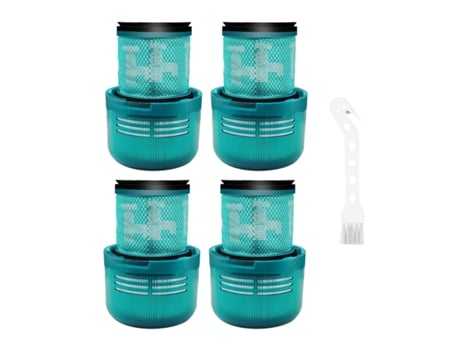 Filtro Hepa lavable para Dyson V15 V11 SV14, piezas de repuesto de filtros de aspiradora con cepillo limpio, 4 Uds.