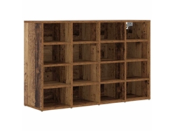 Maison Exclusive - Armario Zapatero Con Estante Madera Vieja 103 X 30 X 67 Cm