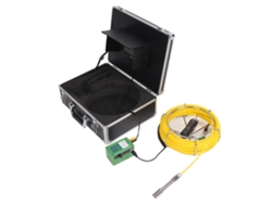 Cámara de inspección de tuberías IP68 de 1000 TVL y 30 m con monitor LCD de 7 pulgadas.