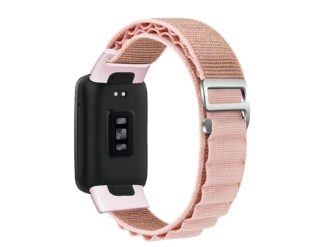 Correa de reloj de nailon Xiaomi Mi Band 7 Pro Loop (rosa)