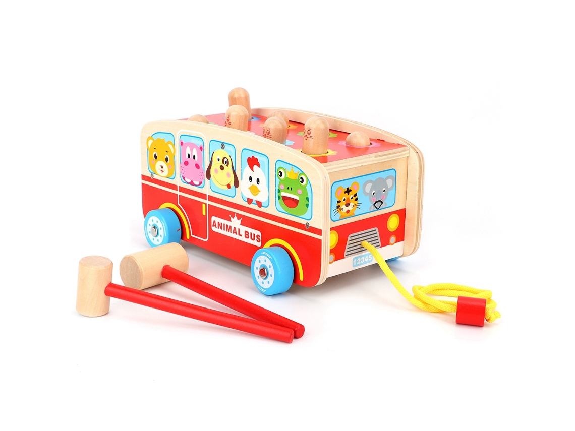 Ats-juguete Educatsivo Para Bebés Niños Con Patsrón De Dibujos Animados: Divertido, Cute Y Fashionable Juguete De Madera